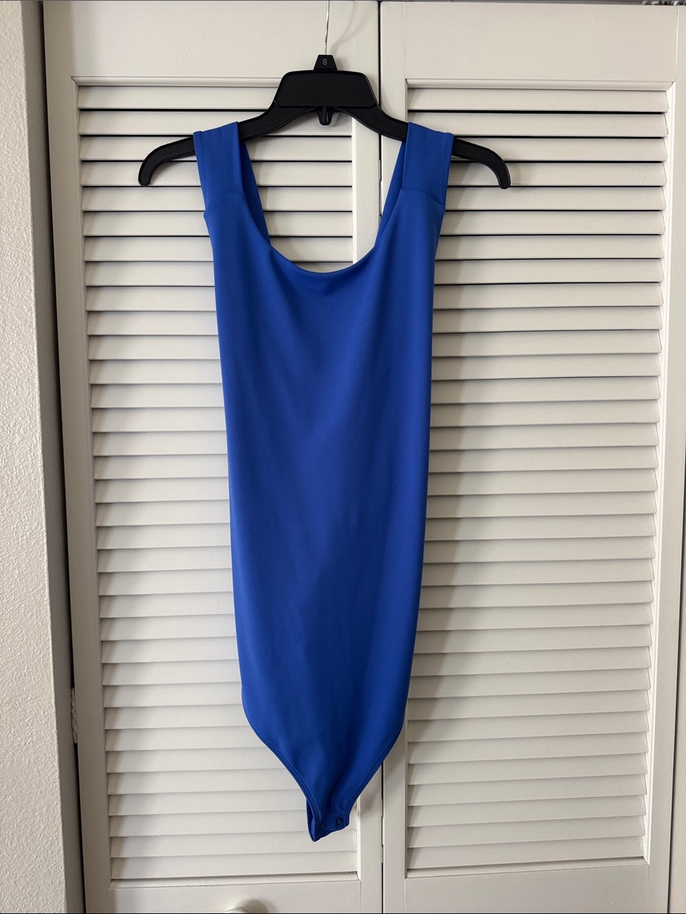 Express Royal Blue Sleeveless Bodysuit